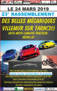 23ème rassemblement des belles mécaniques @ Villemur sur Tarn