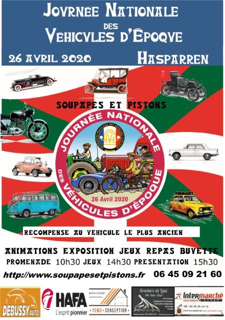 Journée nationale des véhicules d'époque @ Hasparren